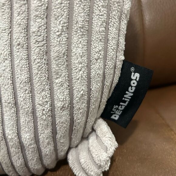 Les Déglingos Plush Travel Pillow Gray Monster Cat Animal Neck Cushion EUC - Picture 3 of 5